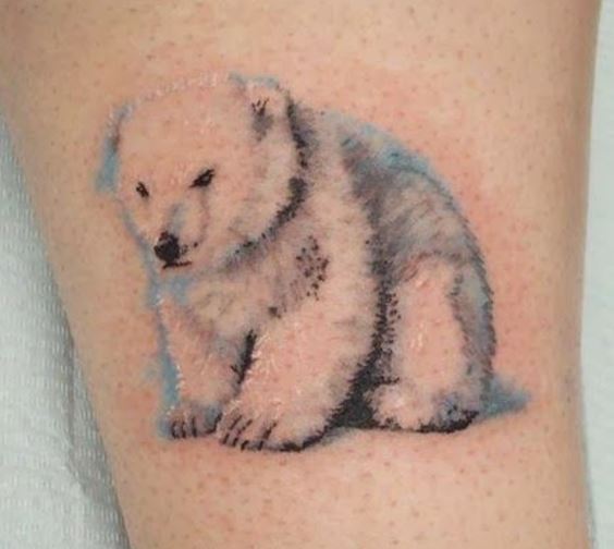 tatuaggio orso polare